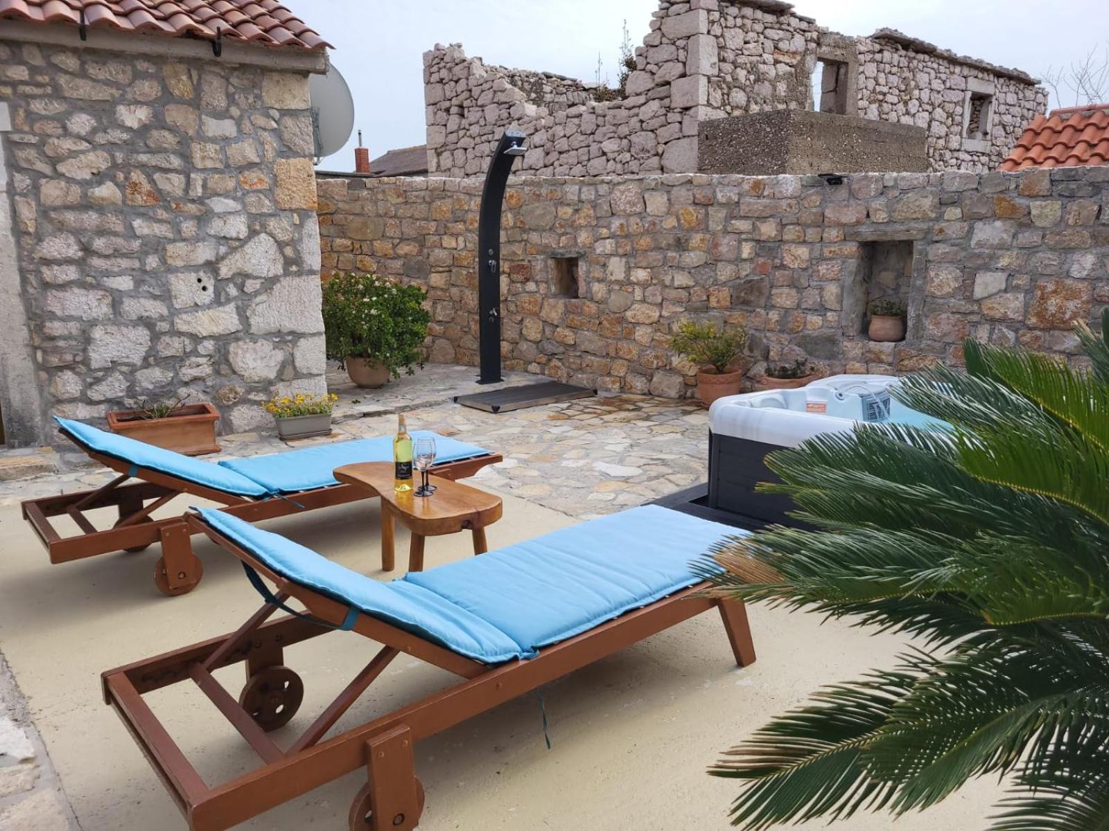 Stone House Knezevic Villa Vinjerac Luaran gambar